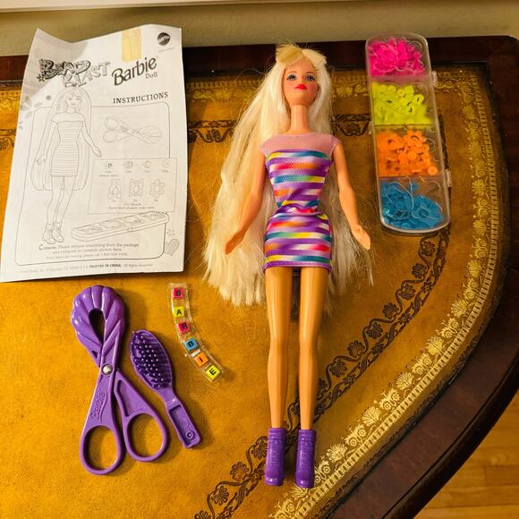 Mattel Barbie Doll Bead Blast 1997 Vintage #18888 NEW - Picture 4 of 9
